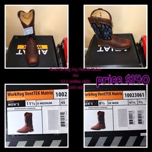 SOLD SOLD SOLD!!!Ariat Workhog VentTEK Matrix Steel Toe boots